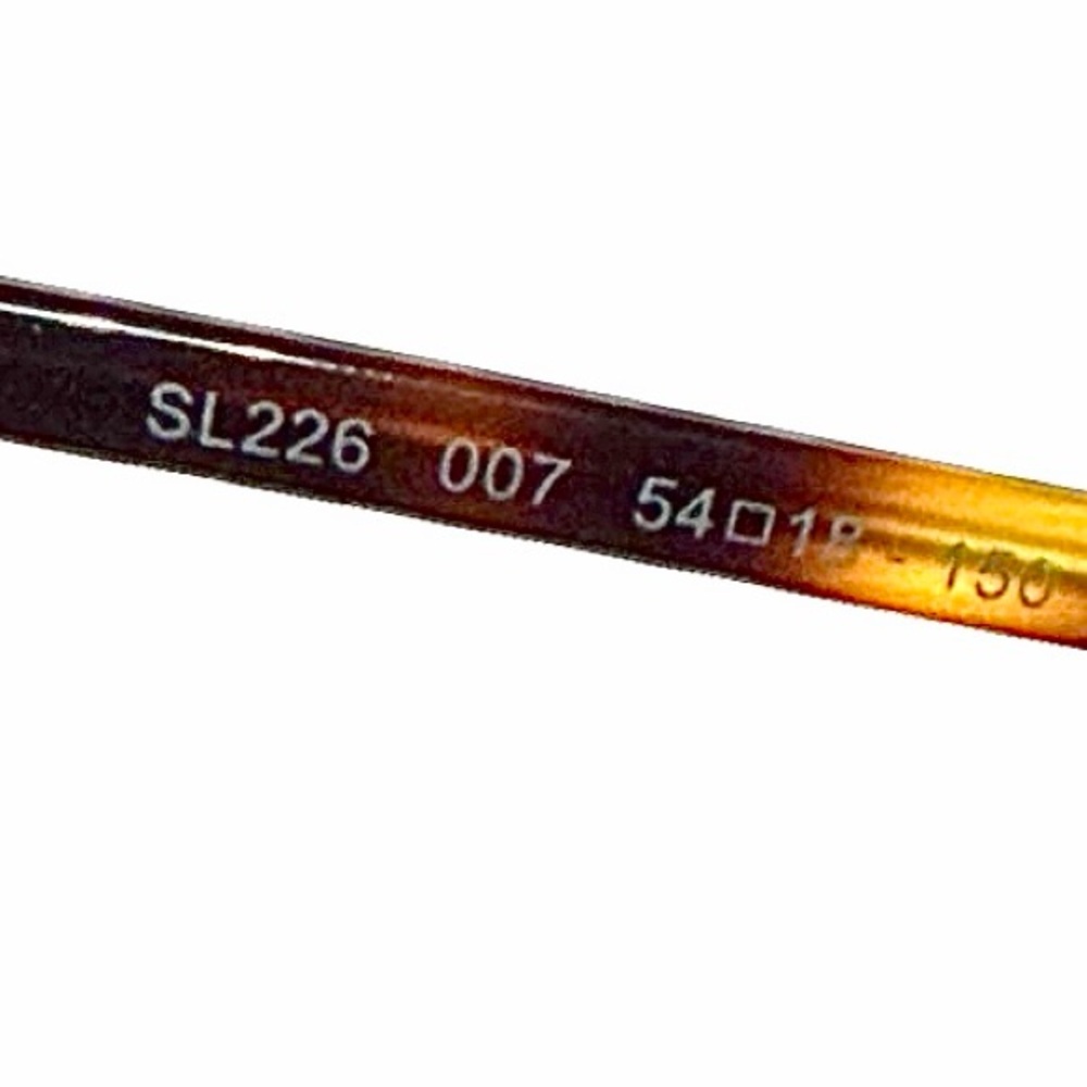 Saint Laurent Men’s Eyeglasses SL 226 0075 418 150 – Brown/Silver New - Picture 12 of 12